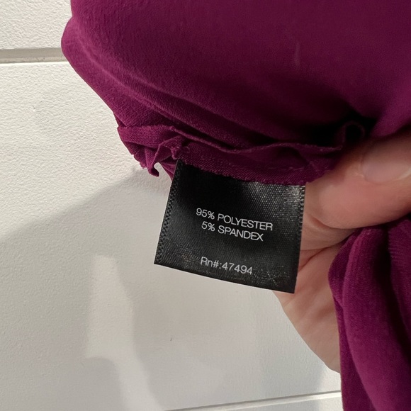 NWT Norma Kamali raspberry Diana ruched one shoulder gown - Picture 6 of 8